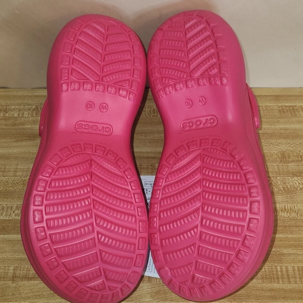 CROCS Bae Clog Platform Pink size 10 - Picture 6 of 9